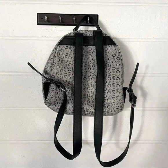 NWOT Guess Signature Logo Vegan Leather Mini Backpack - Picture 7 of 14